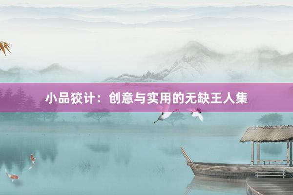 小品狡计：创意与实用的无缺王人集